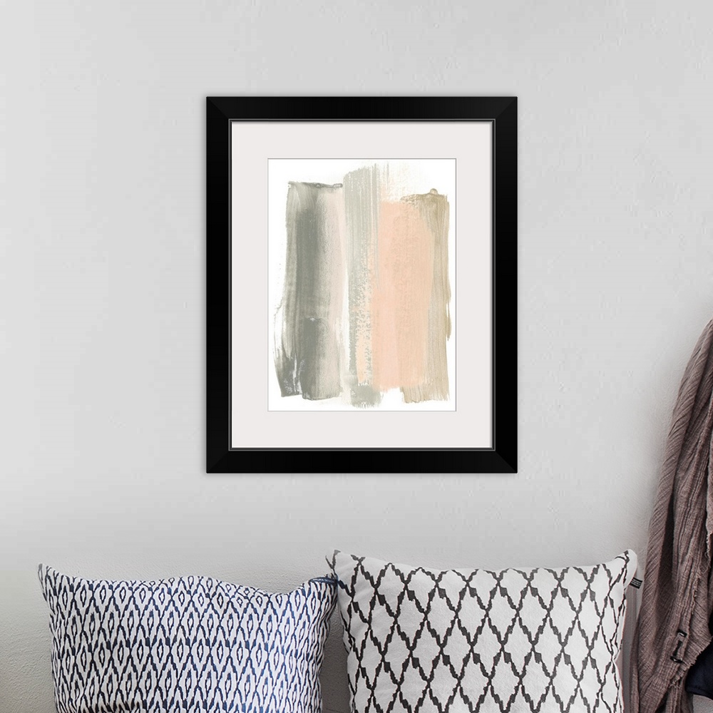 A bohemian room featuring Blush Abstract VIII