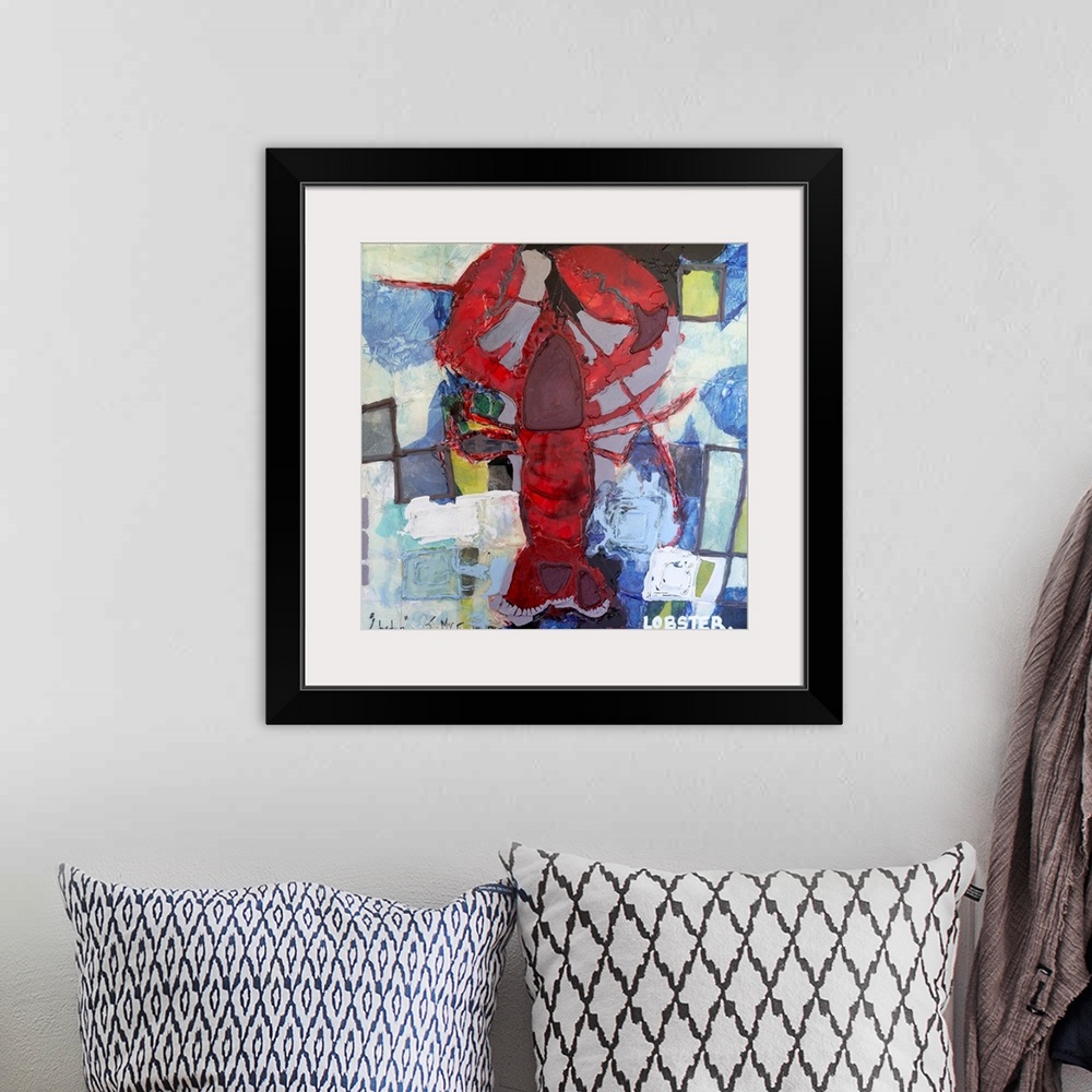 A bohemian room featuring Brilliant Maine Lobster I