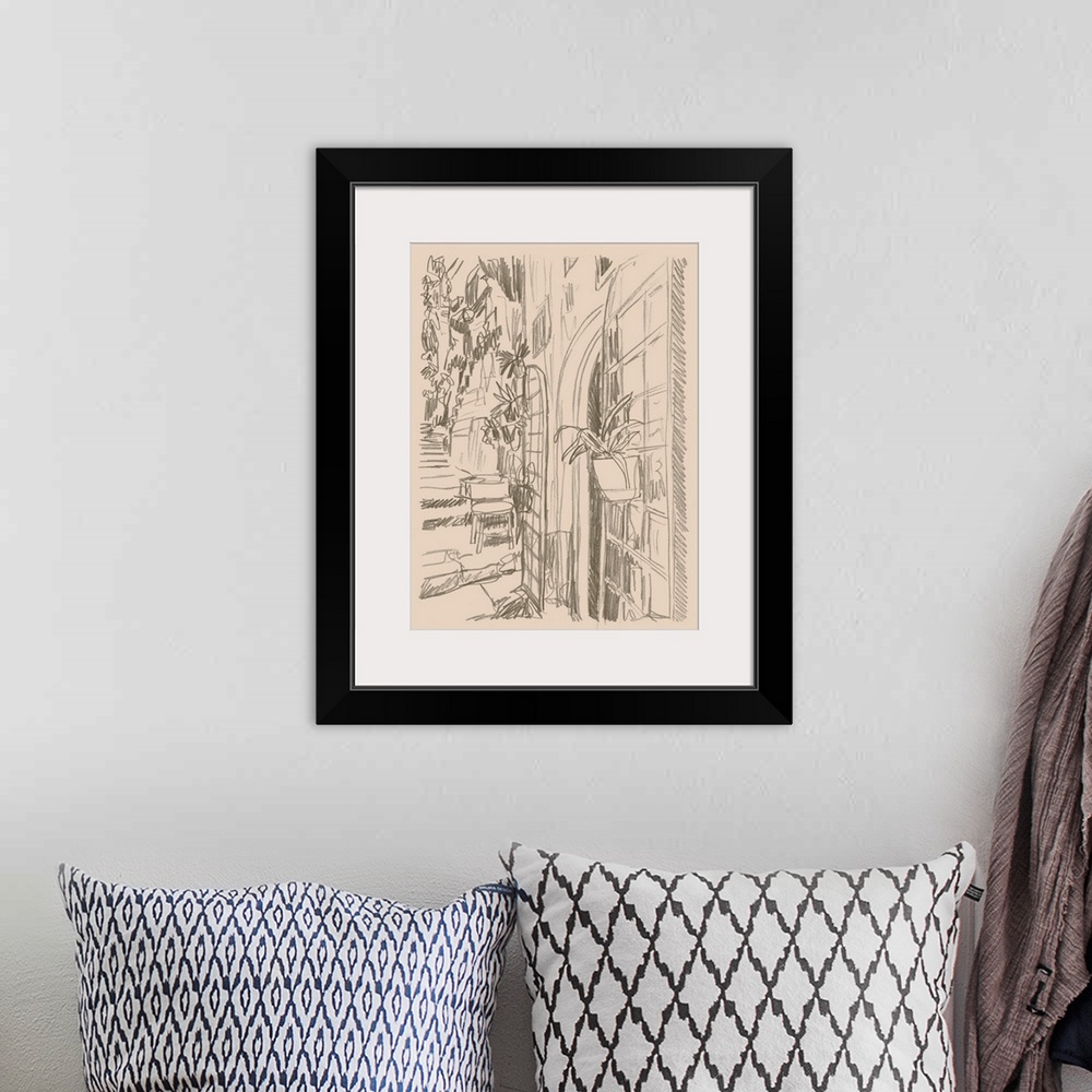 A bohemian room featuring City Sketches III
