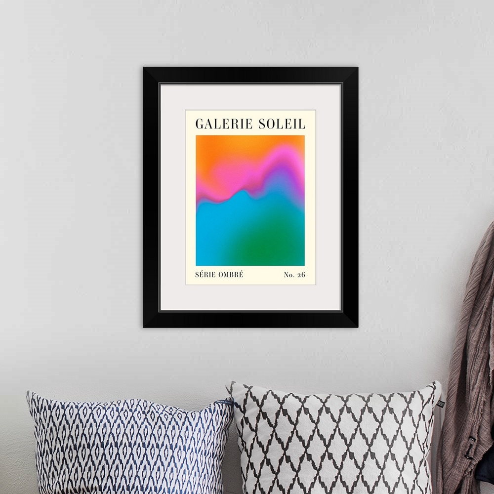 A bohemian room featuring Gallerie Gradient II