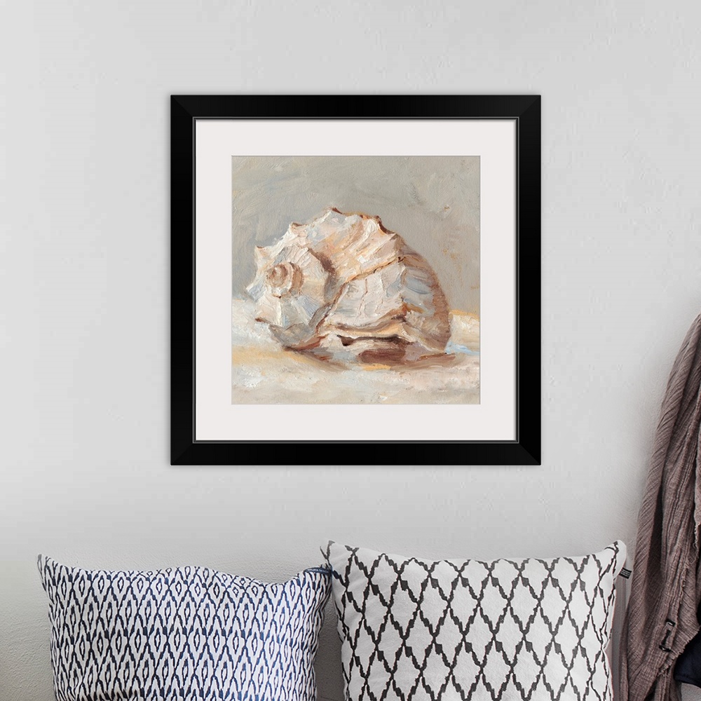 A bohemian room featuring Impressionist Shell Study II