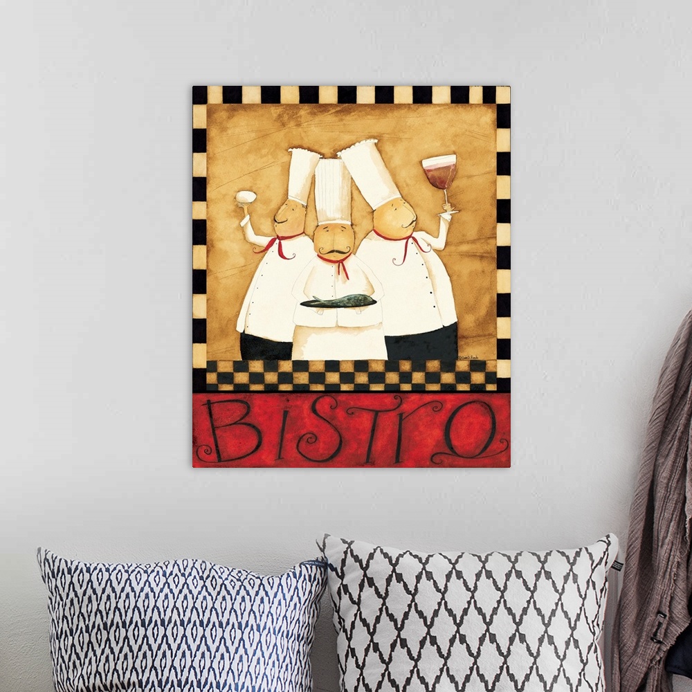 A bohemian room featuring Bistro Chefs
