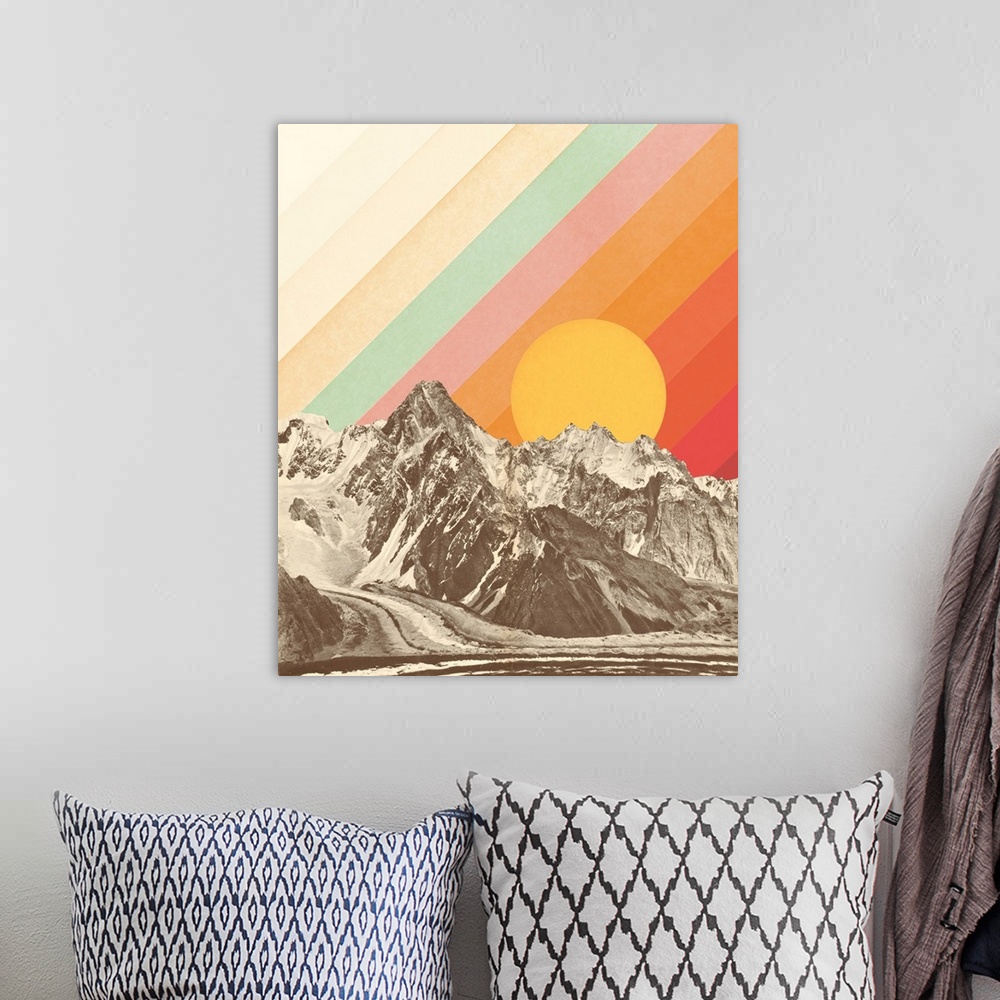 A bohemian room featuring Mountainscape 1