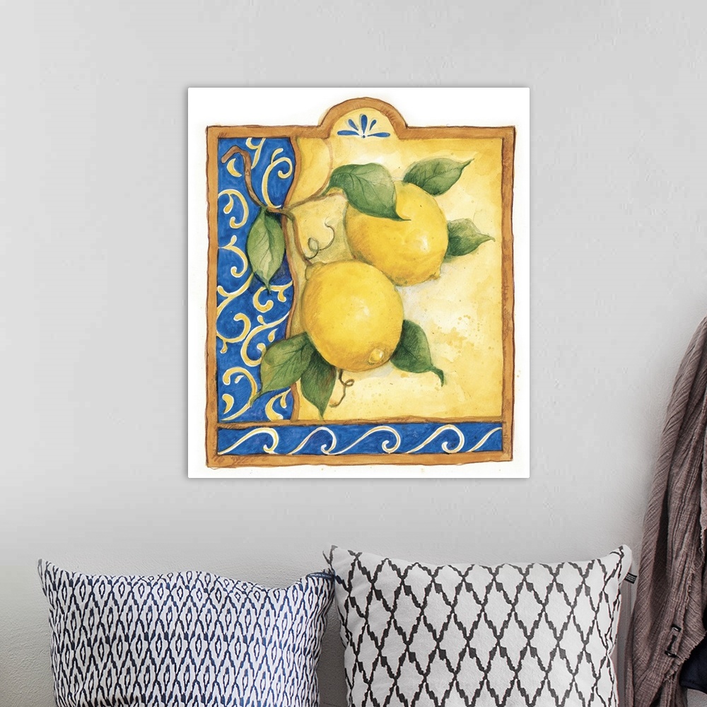 Tuscan Lemon Wall Art, Canvas Prints, Framed Prints, Wall Peels | Great ...
