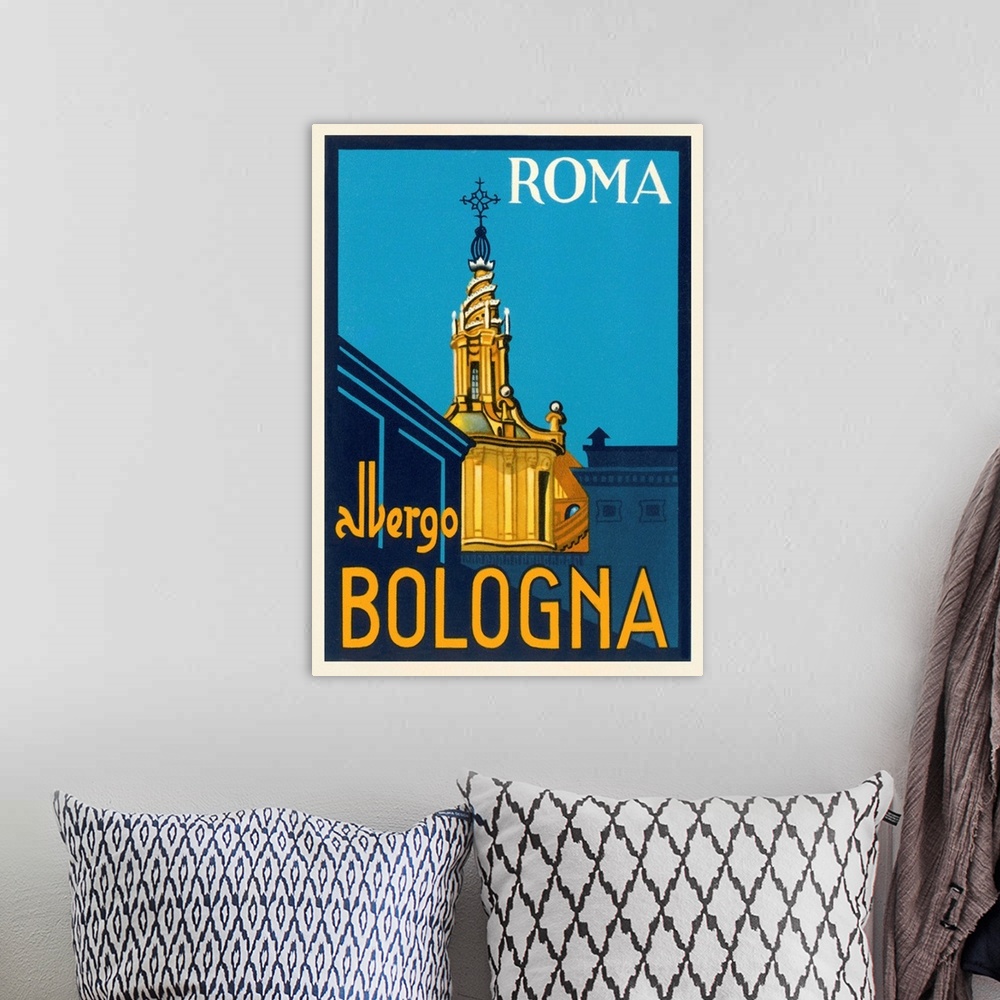 A bohemian room featuring Albergo Bologna, Roma, Hotel Bologna