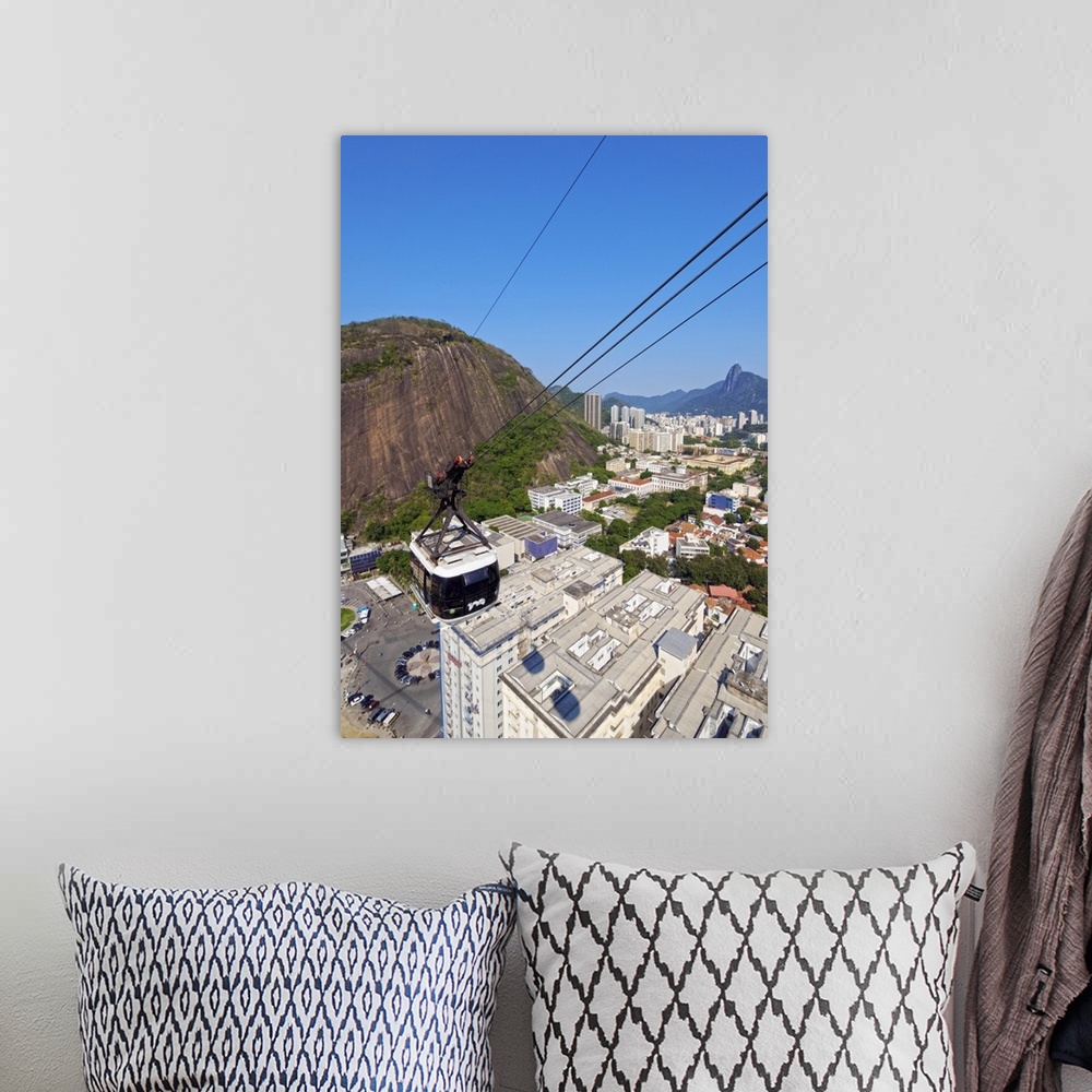 A bohemian room featuring Cableway (cable car) to Sugarloaf Mountain, Urca, Rio de Janeiro, Brazil, South America