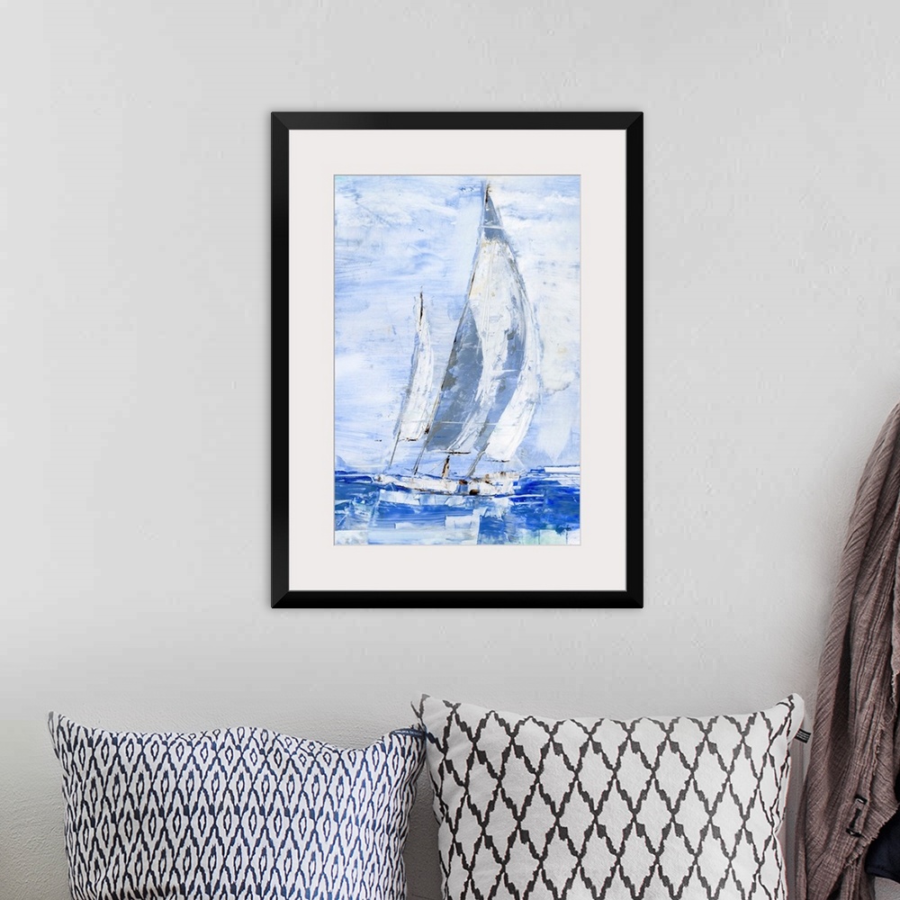 A bohemian room featuring Blue Sails II