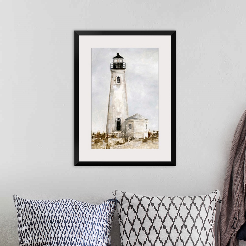 A bohemian room featuring Rustic Lighthouse I