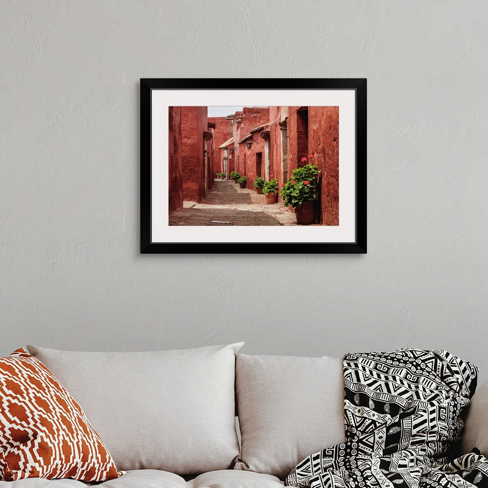A bohemian room featuring Toledo Street, Santa Catalina Monastery, Arequipa, Peru
