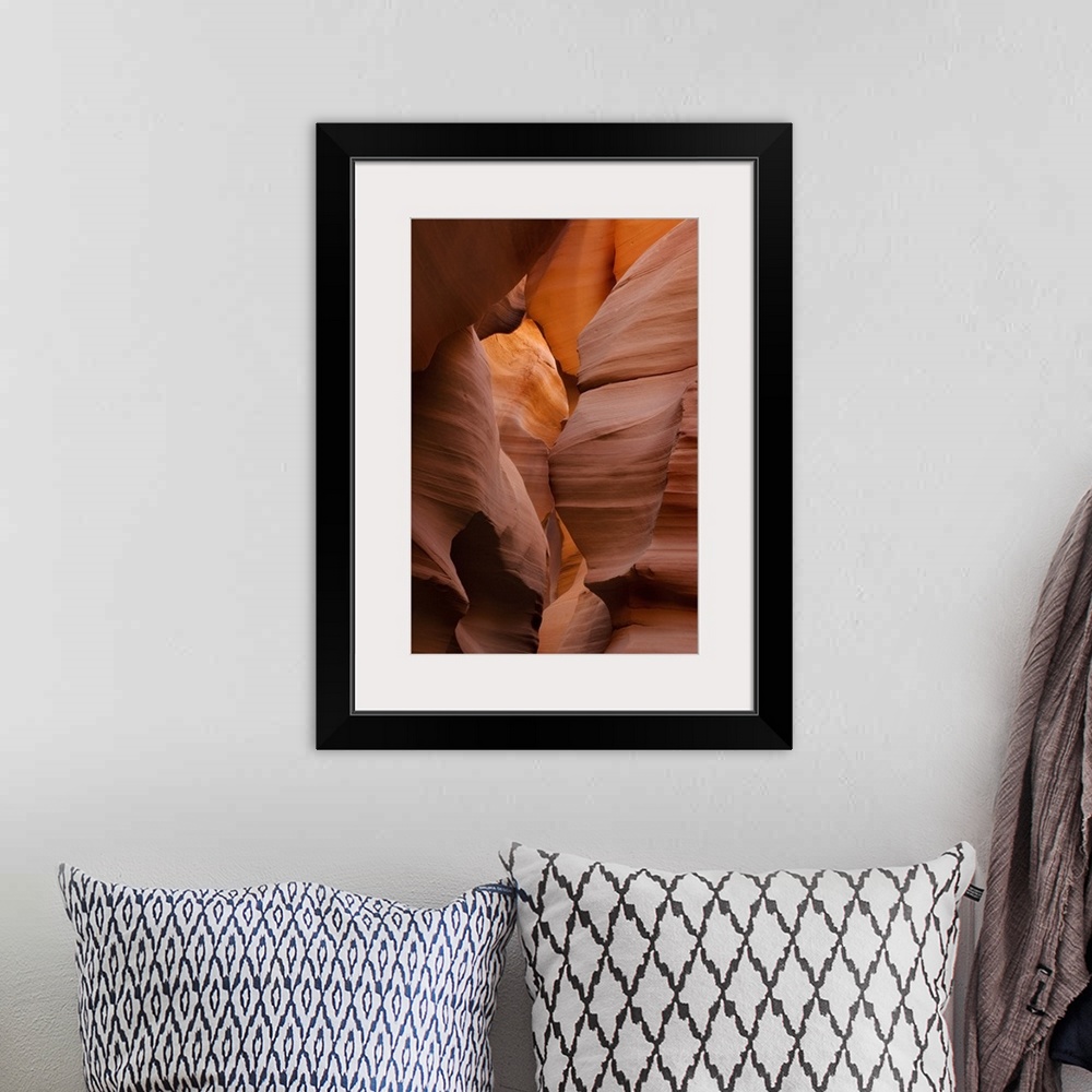 A bohemian room featuring Red Rock Formations, Antelope Canyon, Arizona, Usa