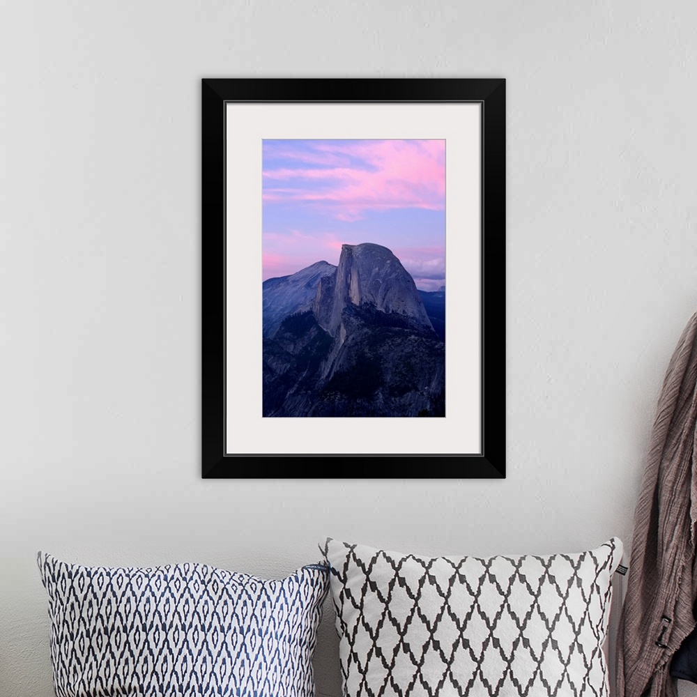 A bohemian room featuring Sunset on Half Dome as seen from Glacier Point, Yosemite National Park. California, United States...