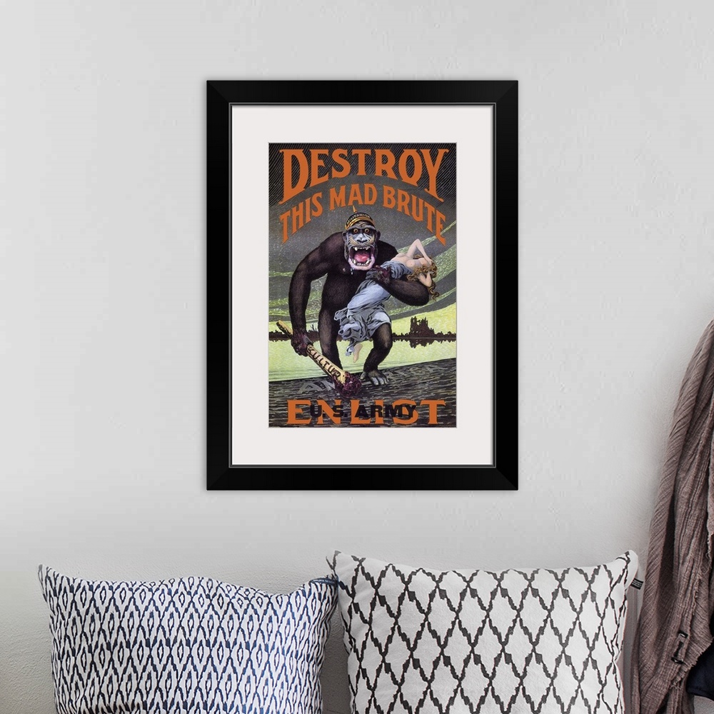 A bohemian room featuring Destroy This Mad Brute