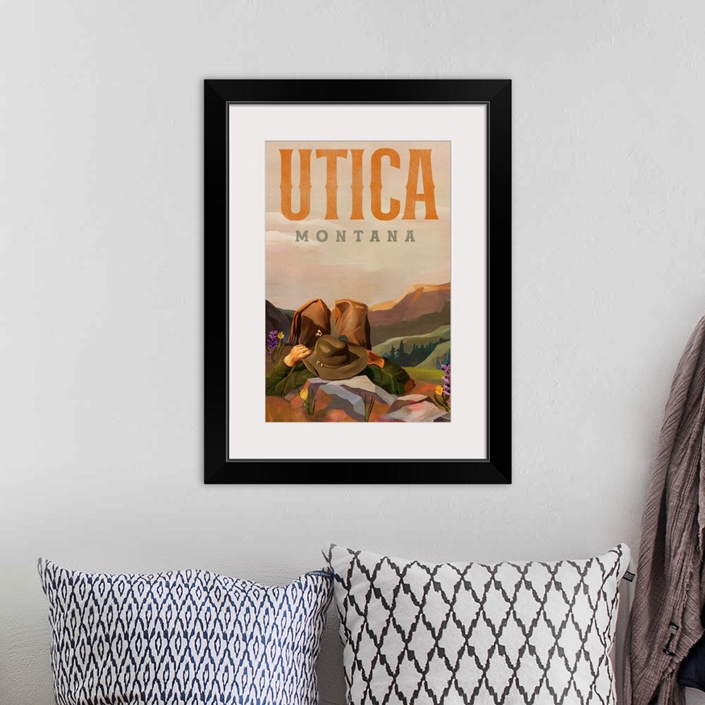 A bohemian room featuring Utica Montana