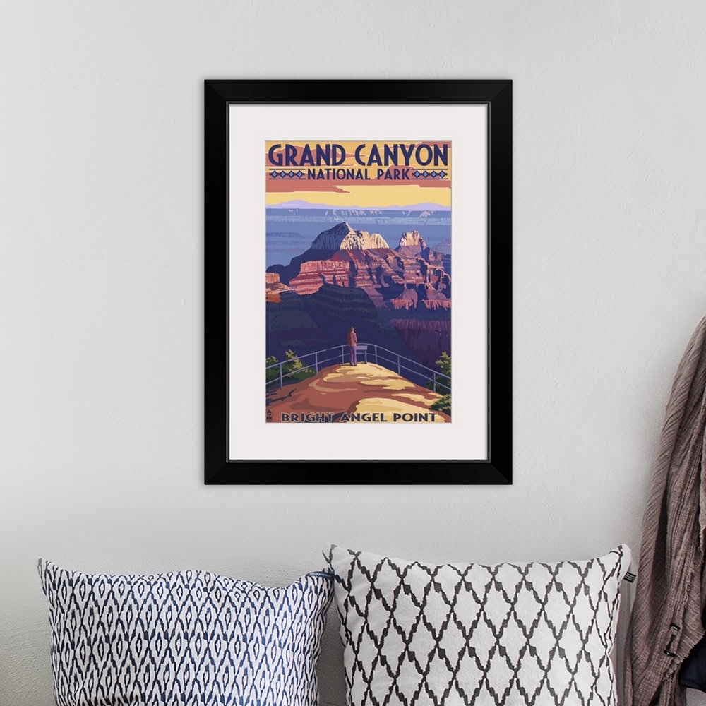 A bohemian room featuring Grand Canyon National Park, Bright Angel Point