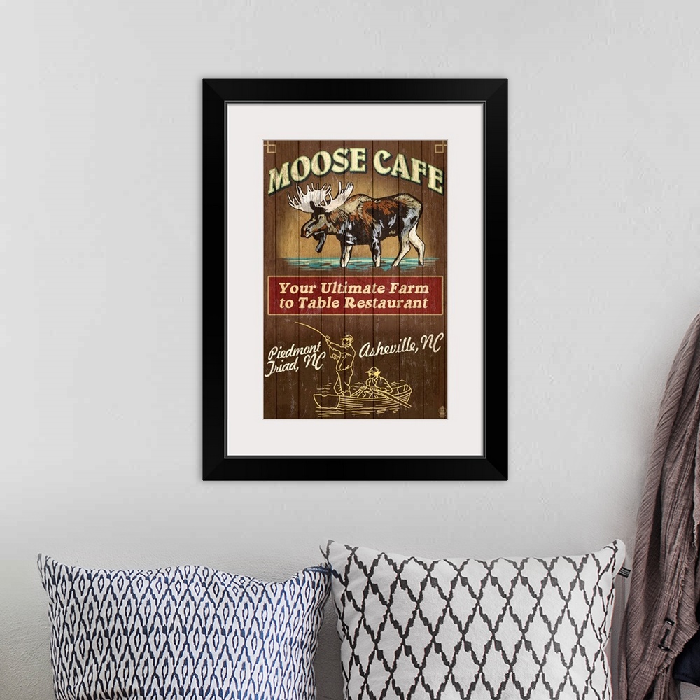 A bohemian room featuring Moose Cafe, Asheville, North Carolina