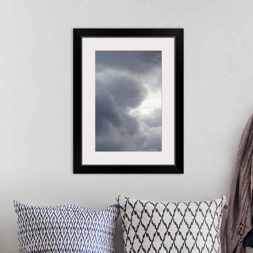 A bohemian room featuring Stratocumulus Clouds, North America - Aerial Photograph