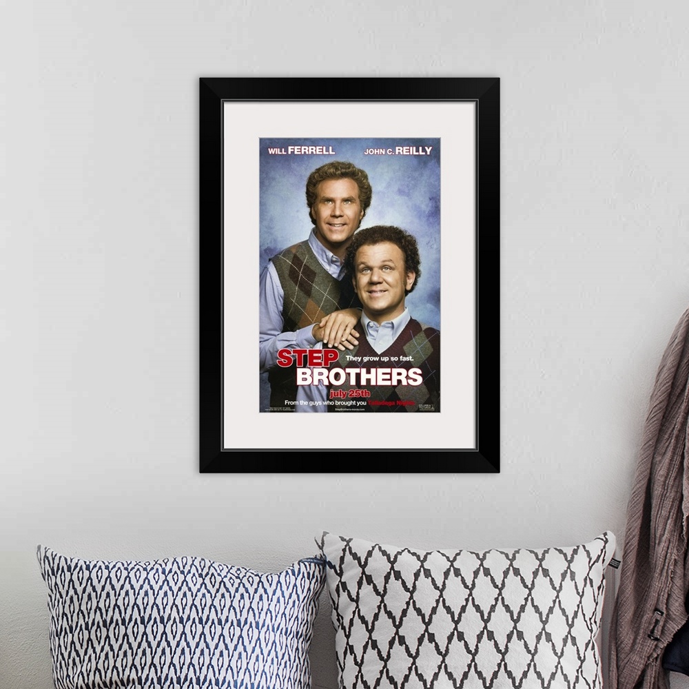A bohemian room featuring Step Brothers (2008)