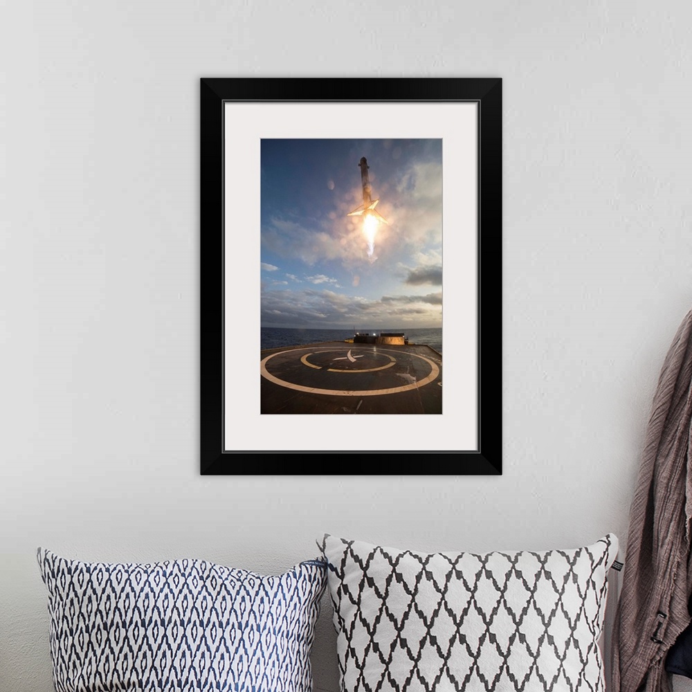 A bohemian room featuring SES-10 Mission. On March 30th, 2017, SpaceX successfully reused a first stage on Falcon 9 rocket ...
