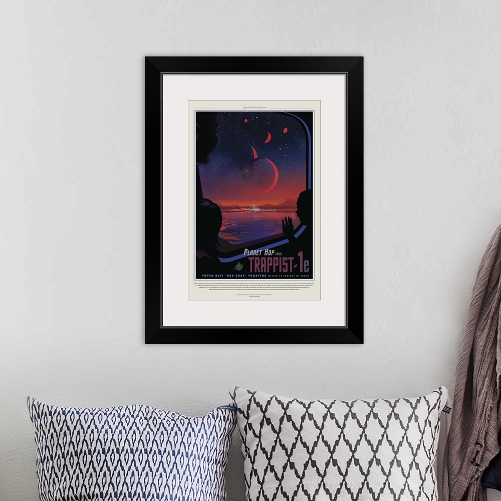 A bohemian room featuring Some 40 light-years from Earth, a planet called TRAPPIST-1e offers a heart-stopping view: brillia...