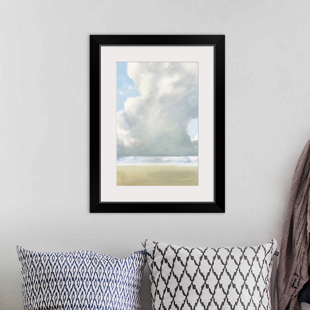 A bohemian room featuring Cloudy Skies