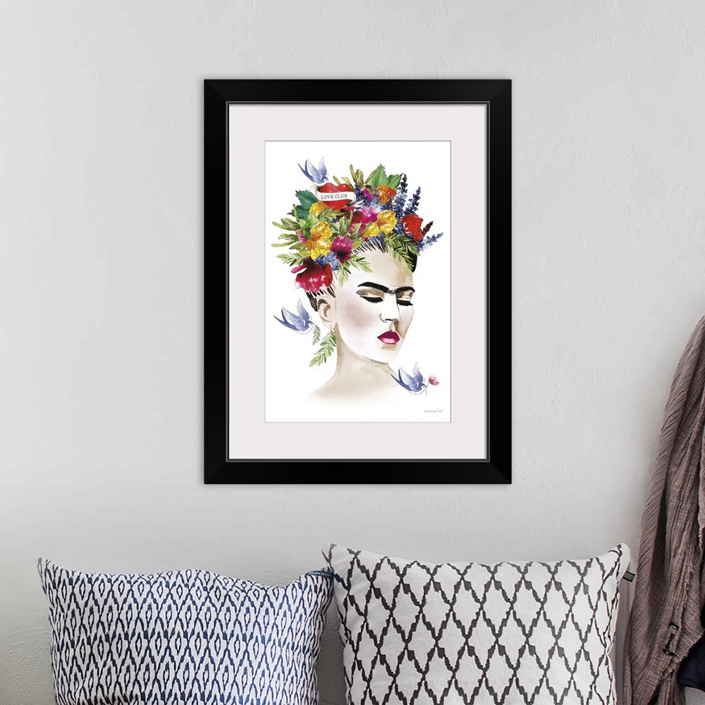 A bohemian room featuring She Is Frida