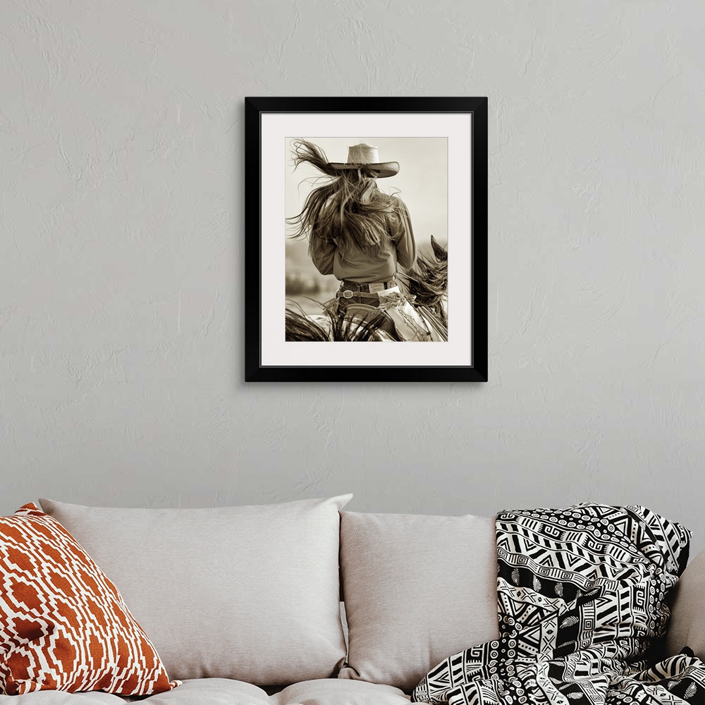 A bohemian room featuring Cowgirl