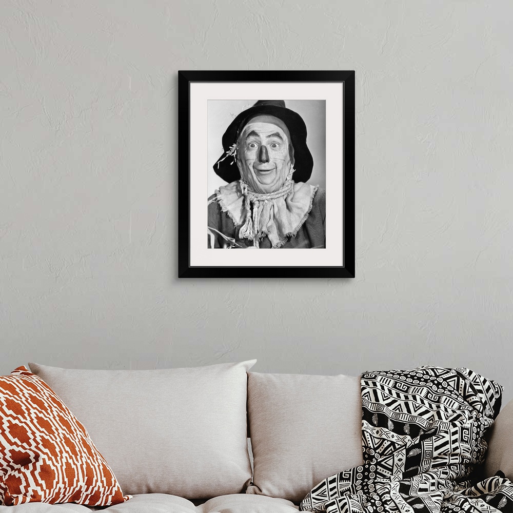 A bohemian room featuring Ray Bolger as the Scarecrow in the 1939 MGM production of 'The Wizard of Oz.'