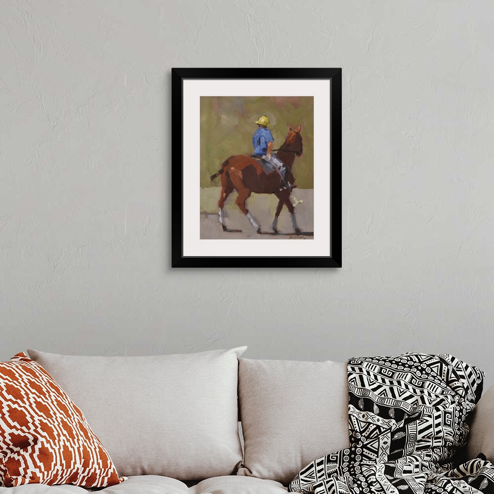 A bohemian room featuring Polo Rider