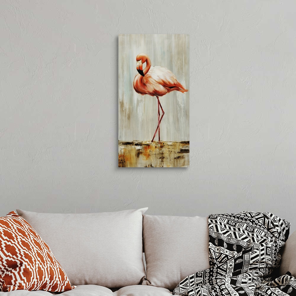 A bohemian room featuring Flamingo I