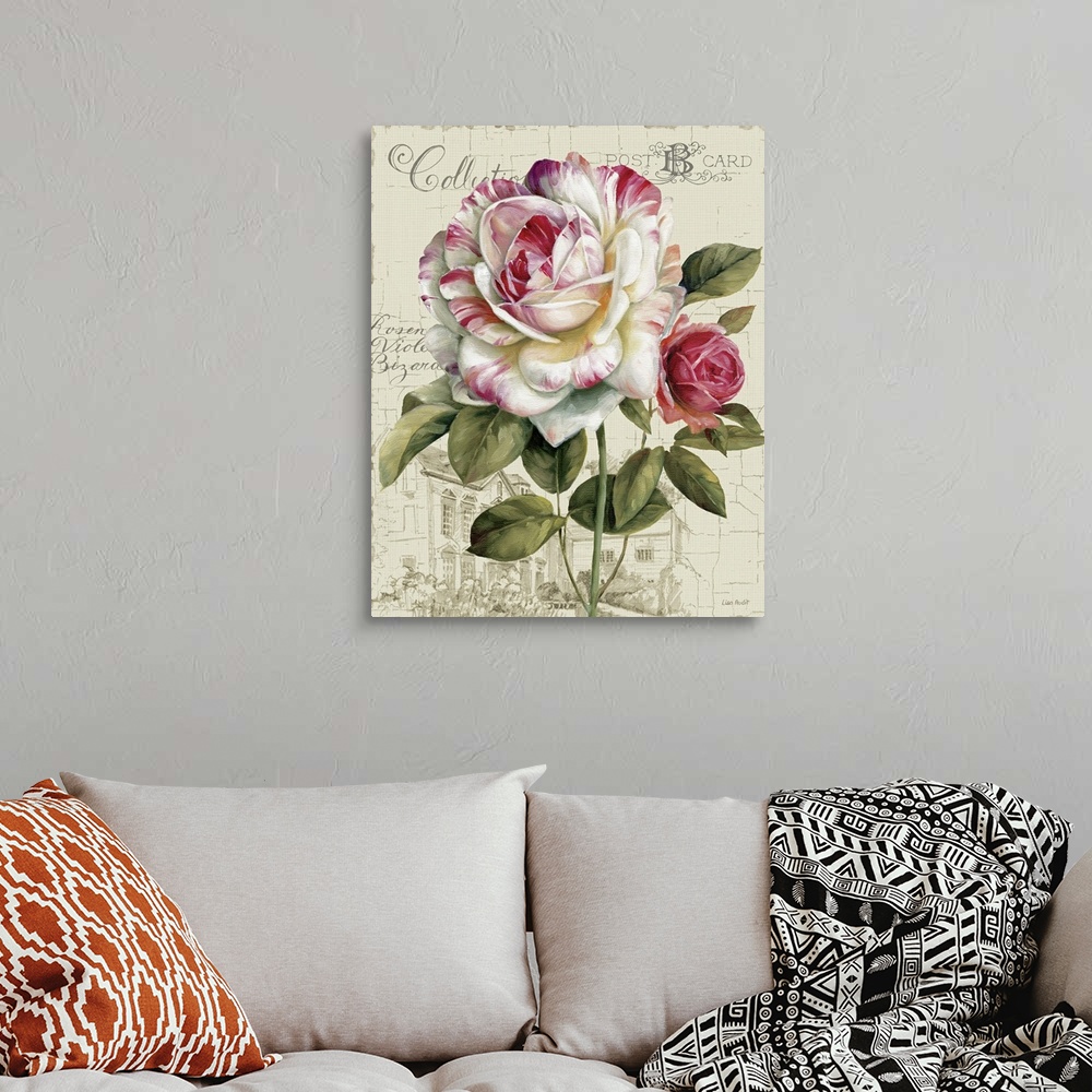 Garden View III - Rose Wall Art, Canvas Prints, Framed Prints, Wall ...