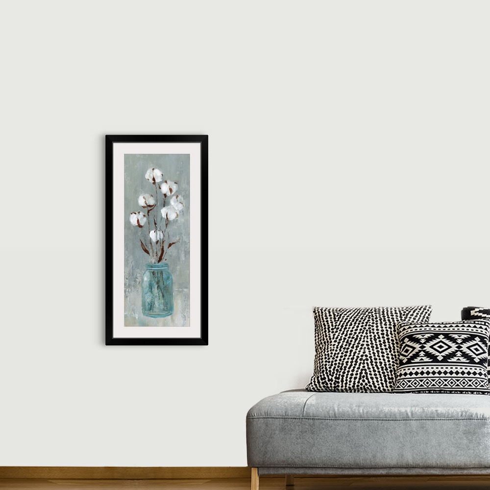 A bohemian room featuring Stalks of Cotton II