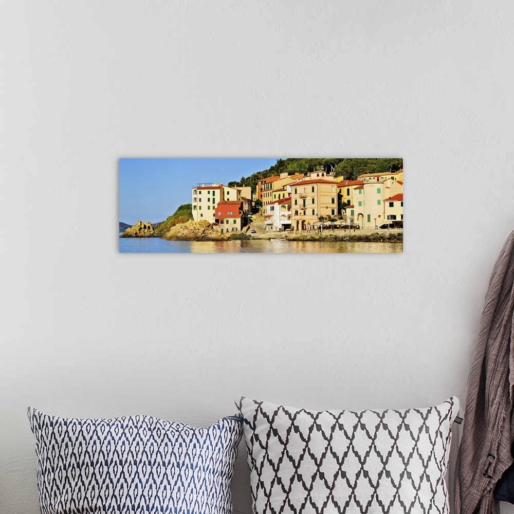 A bohemian room featuring Italy, Tuscany, Tuscan Archipelago National Park, Elba island, Village of Cotone