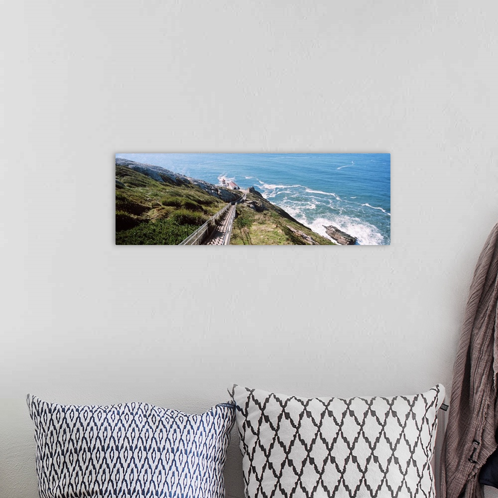 A bohemian room featuring Cliff walk at Point Reyes National Seashore, San Francisco, California
