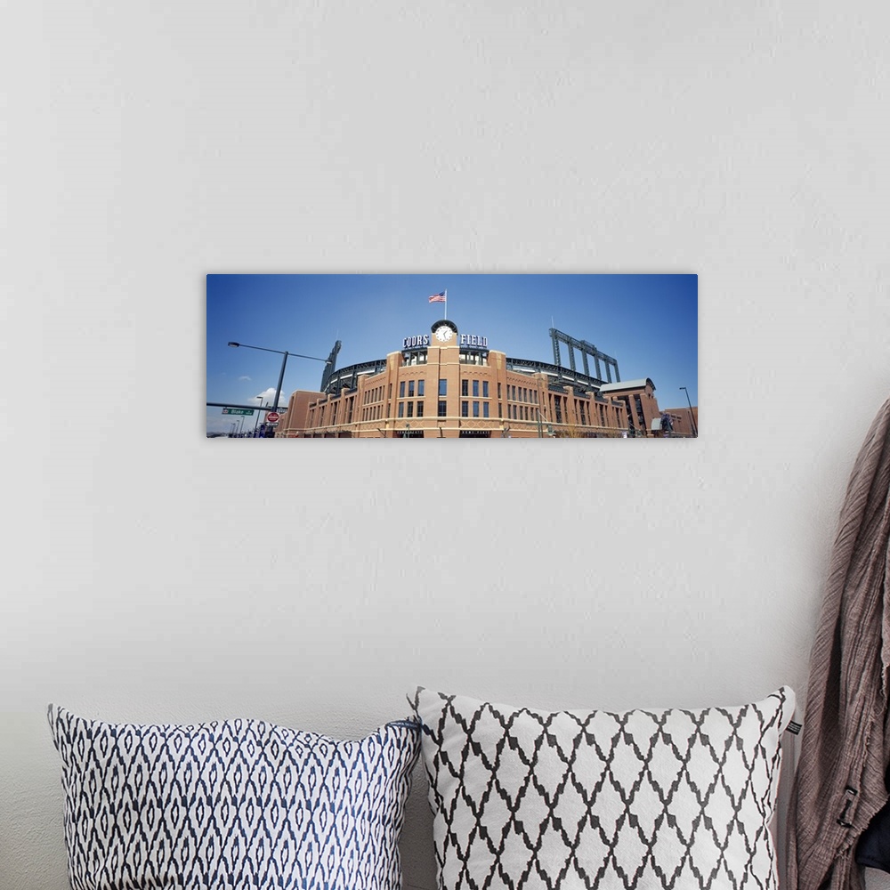 A bohemian room featuring Low angle view of a baseball stadium, Coors Field, Denver, Colorado, USA