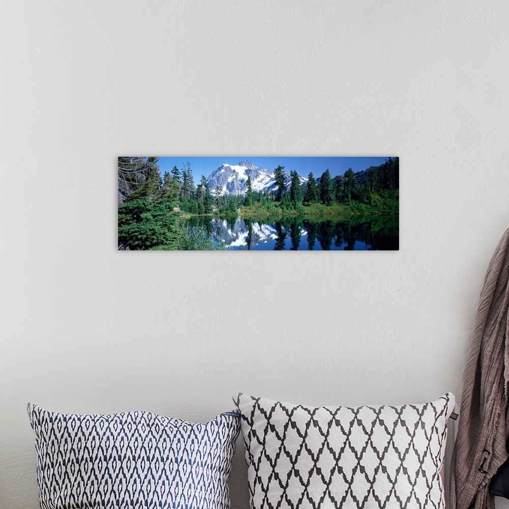 A bohemian room featuring Mount Shuksan, North Cascades National Park, Washington State