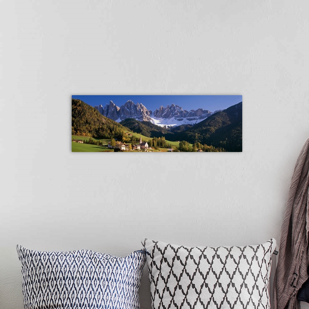 A bohemian room featuring Santa Maddalena, Funes Valley, Alto Adige, Italy
