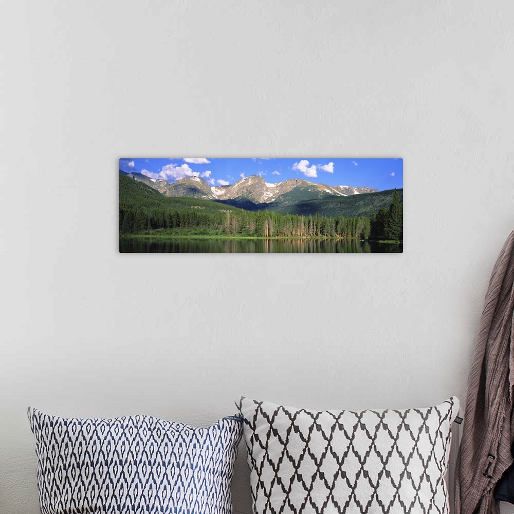 A bohemian room featuring Sprague Lake, Rocky Mountain National Park, Colorado