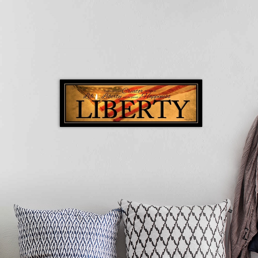 A bohemian room featuring Liberty