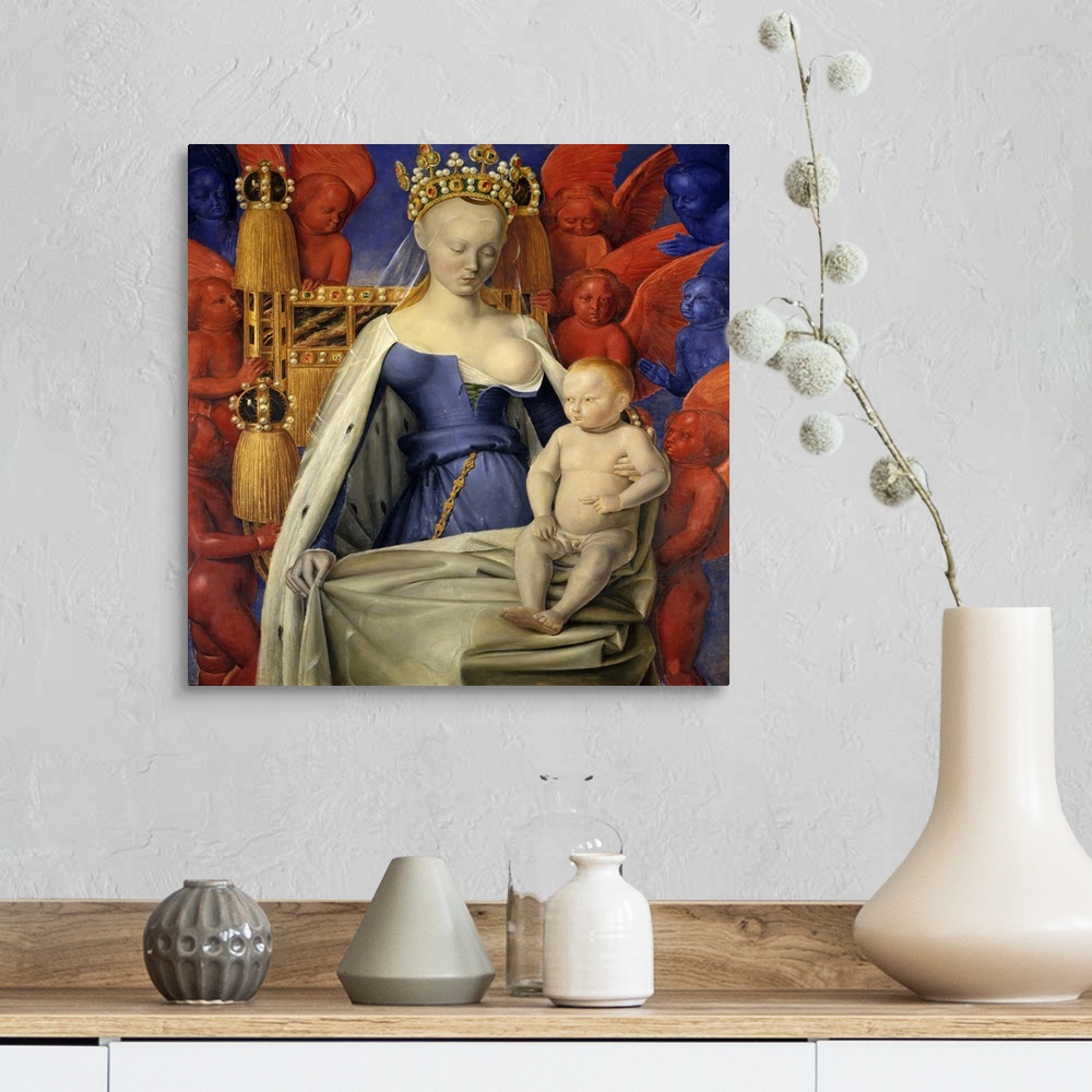 Agressief maaien Dezelfde Agnes Sorel as Madonna With Child, By Jean Fouquet, c. 1445, French  painting Wall Art, Canvas Prints, Framed Prints, Wall Peels | Great Big  Canvas