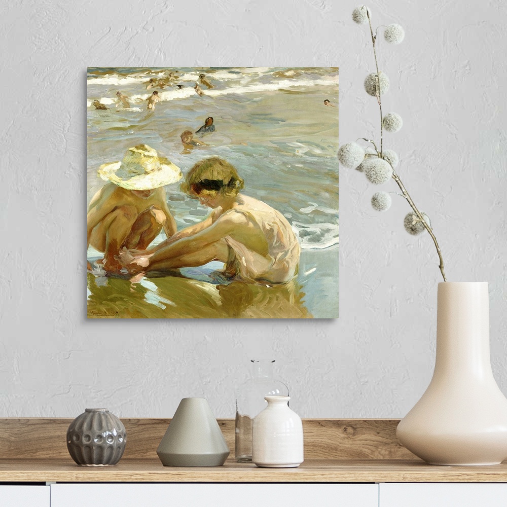 The Wounded Foot, 1909, Spanish painting Wall Art, Canvas Prints ...