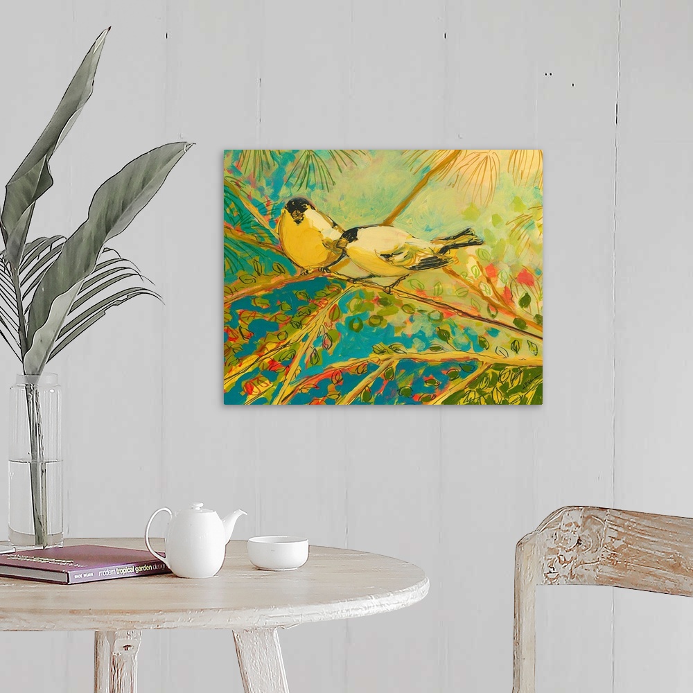 Two Goldfinch Found Wall Art, Canvas Prints, Framed Prints, Wall Peels ...