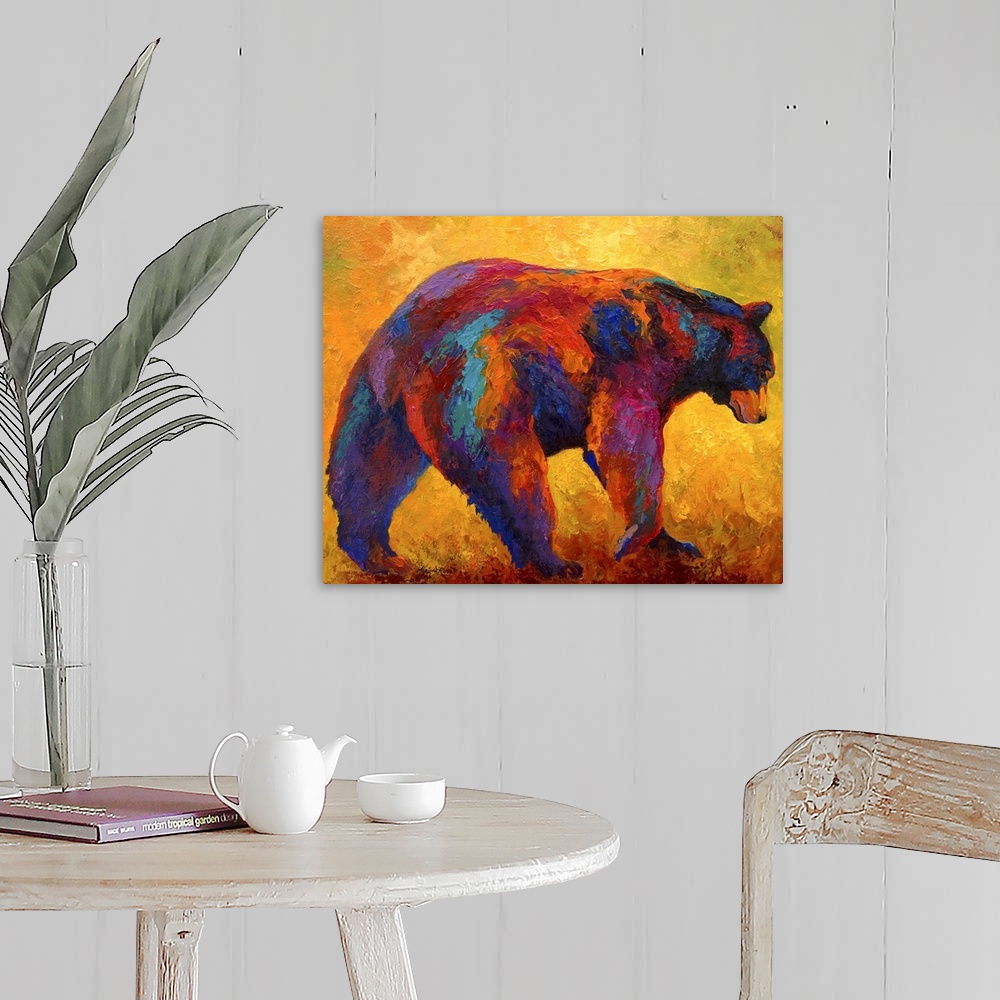 Daily Rounds Black Bear Wall Art, Canvas Prints, Framed Prints, Wall ...