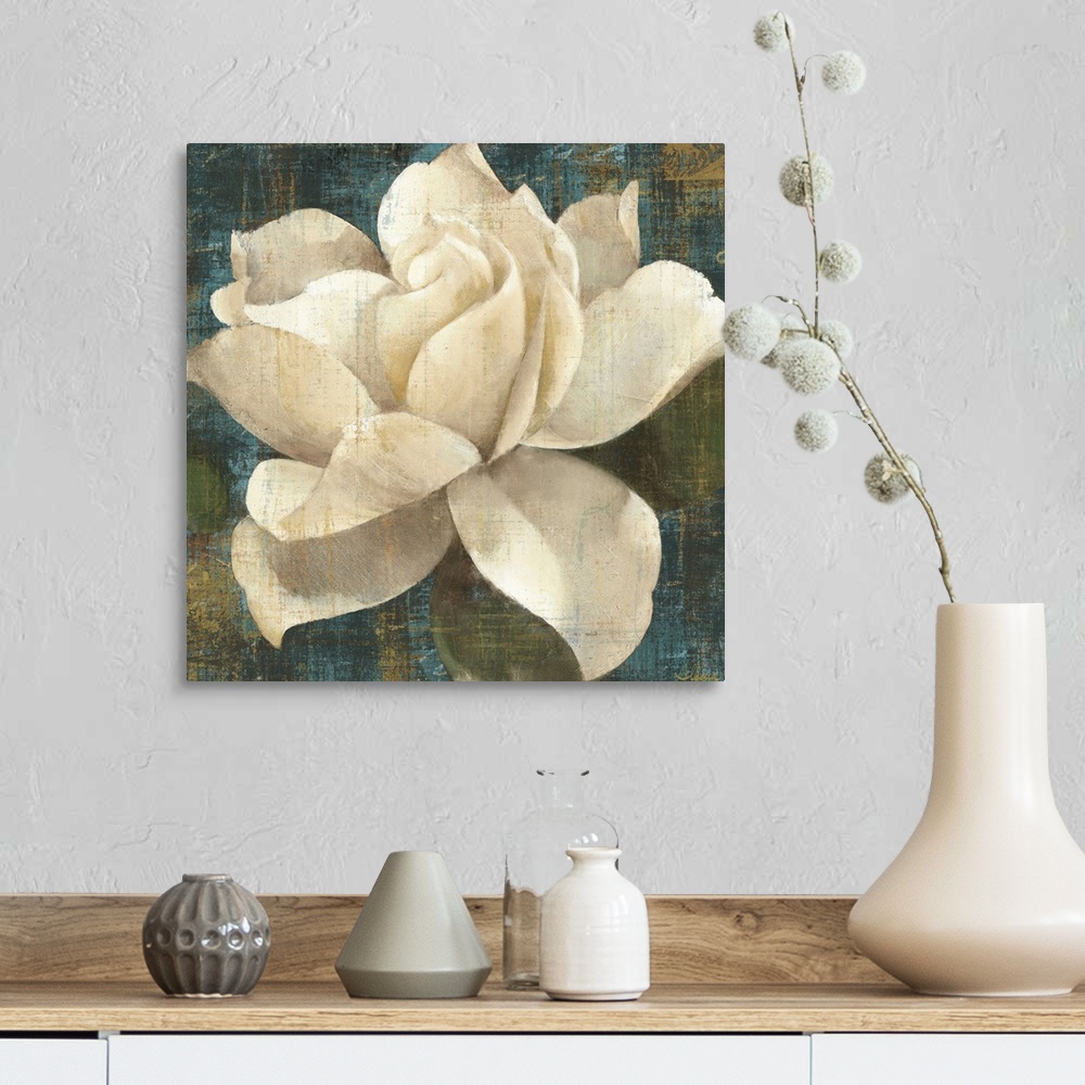 Gardenia Blossom Turquoise Wall Art, Canvas Prints, Framed Prints, Wall  Peels | Great Big Canvas