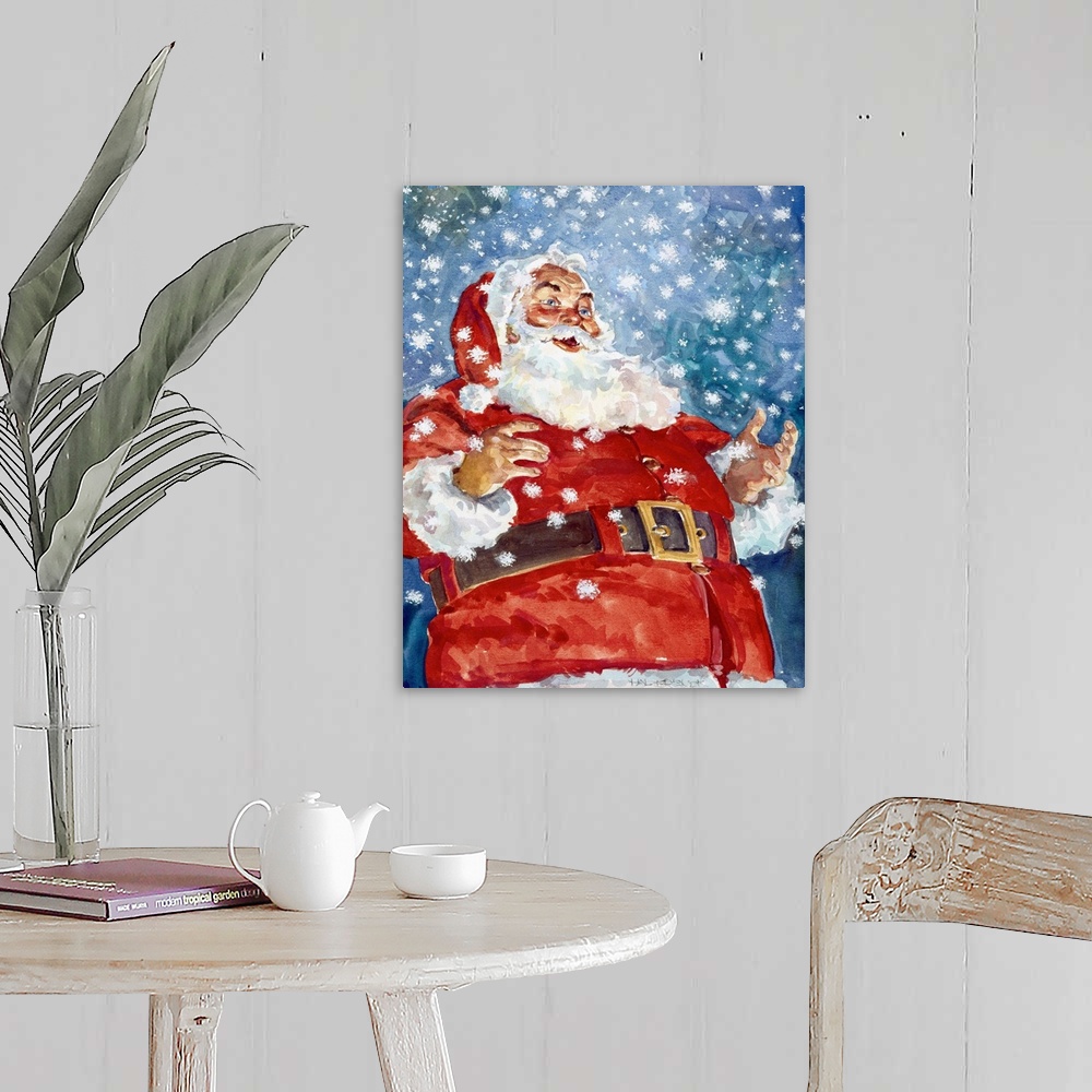 Jolly Santa Wall Art, Canvas Prints, Framed Prints, Wall Peels | Great ...