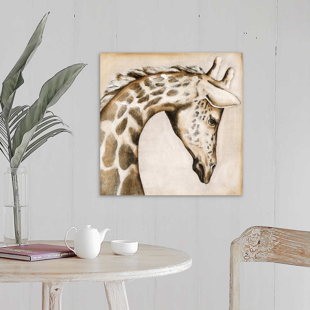 Serengeti Giraffe Wall Art, Canvas Prints, Framed Prints, Wall Peels ...