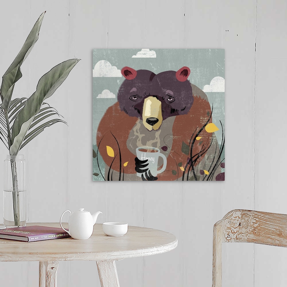 Honey bear Wall Art, Canvas Prints, Framed Prints, Wall Peels | Great ...