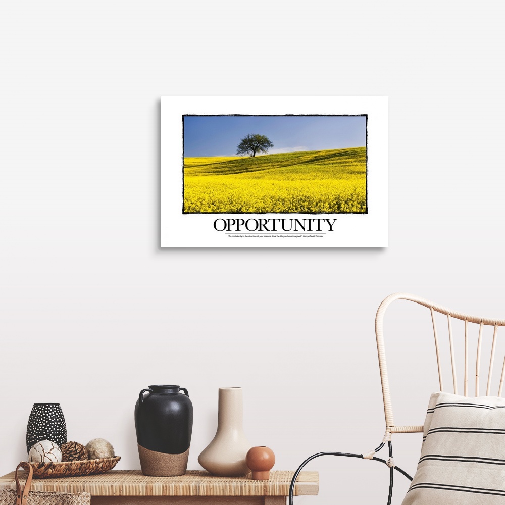 Inspirational Motivational Poster Go Confidently In The Direction Of Your Dreams Wall Art Canvas Prints Framed Prints Wall Peels Great Big Canvas