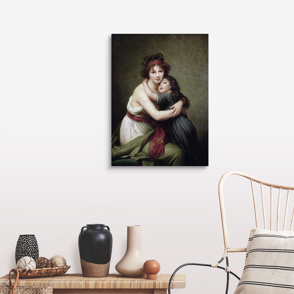 Madame Vigee-Lebrun and her Daughter, Jeanne-Lucie-Louise (1780-1819 ...