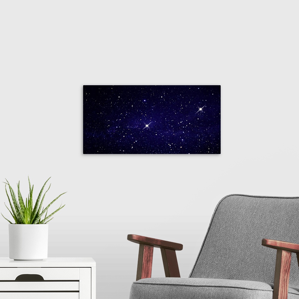 A modern room featuring Field of Stars (Photo Illustration)