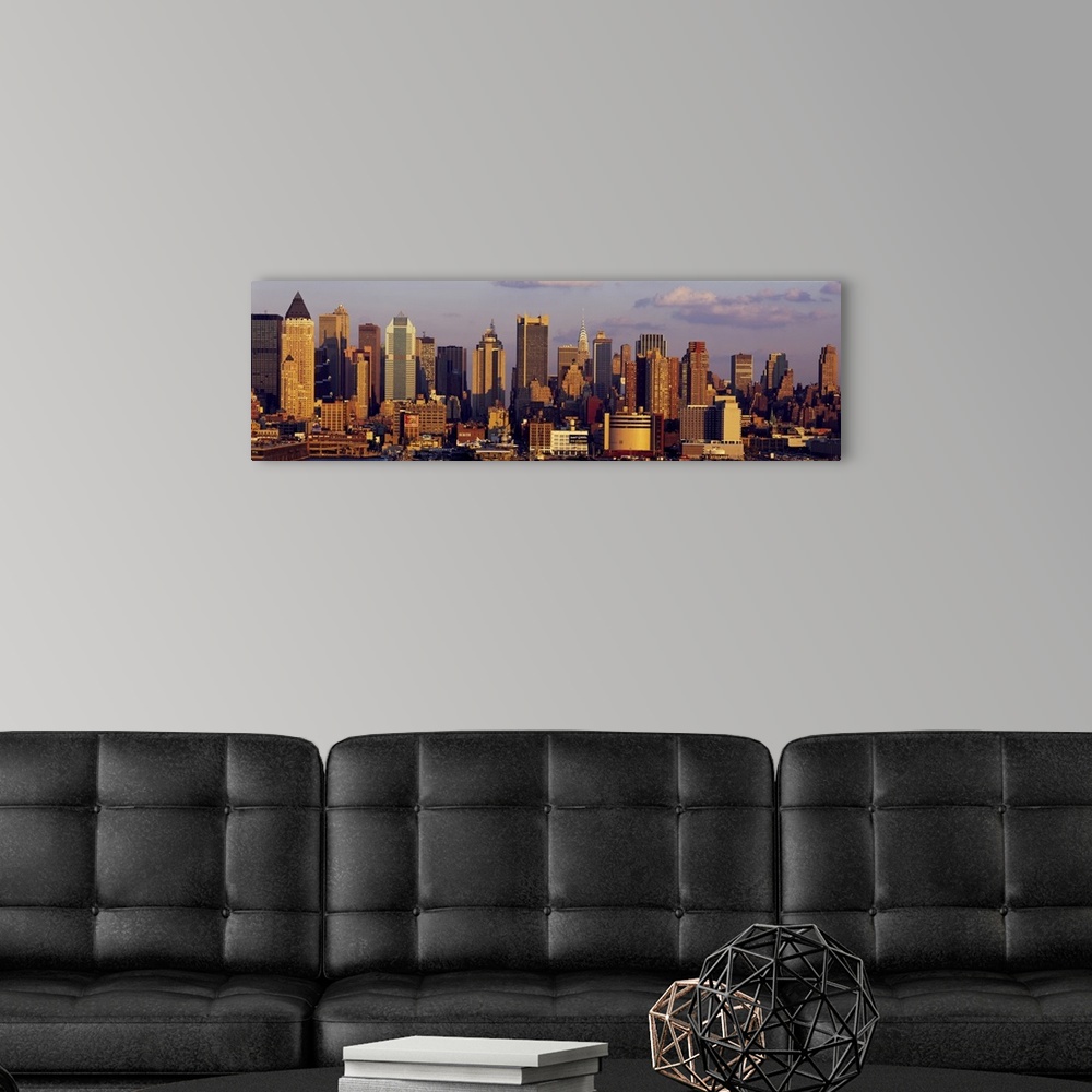A modern room featuring Buildings in a city, Manhattan, New York City, New York State